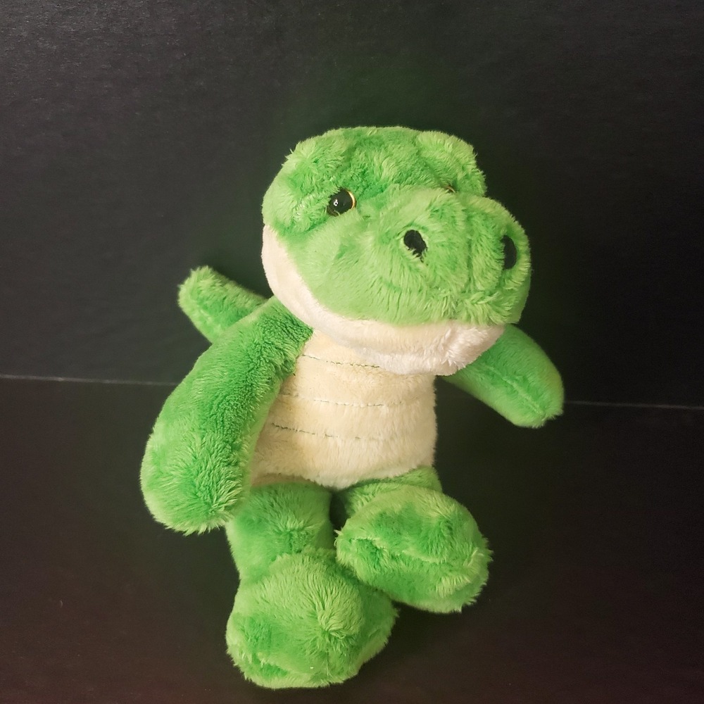 Bear With Me Brand Crocodile Plush Stuffed Animal 8" Green Alligator